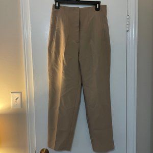 Zara High Waisted Tan Pants